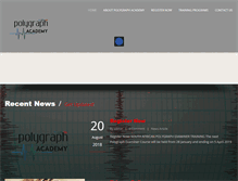 Tablet Screenshot of polygraphacademy.co.za